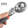 Hard Ice Cream Cutter Scoop with Trigger Stainless Steel Scooper Non-Stick Easy To Clean Handle Versatile Kitchen Tool for Home Dessert Shops