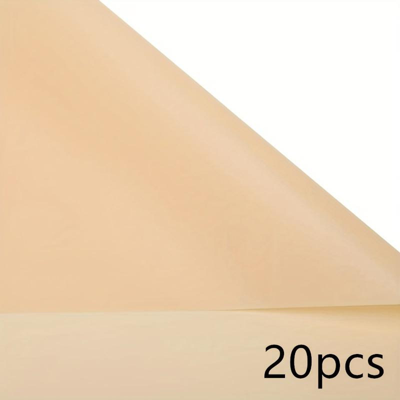 

20 шт. водонепроницаемая цветочная упаковочная бумага однотонная подарочная упаковка Materias 22.8x22.8 дюймов шампанского