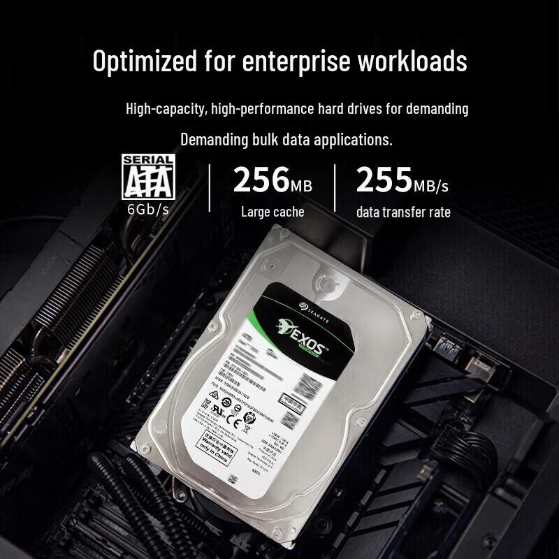 Seagate Exos Enterprise 3.5-inch SATA Hard Drive