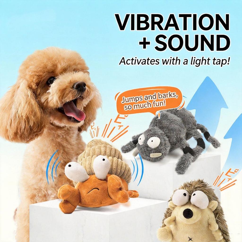 Pet Toys, Dog Toys, Plush Vibrating Balls, Pet Sounds, Automatic Dog Walking For Puppies And Young Dogs