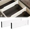 Retractable Drawer Storage Partition White Space Saving Sorting Baffle HIPS Multi-functional Tableware Organizer for Underwear