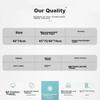 AVIVI Pure Cotton Pillowcase, Simple All-Cotton Pillow Cover for Student Dormitory, One Pack, Nordic Era, 48*74cm