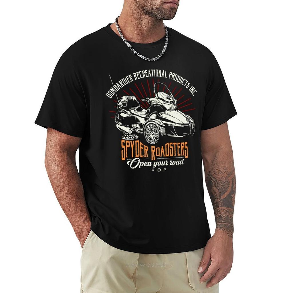 Can Am Spyder Brp Roadsters Classic Tshirt Funnys Vintage Clothes New Edition Tees Men Clothes Tees Fashion Oversized Tshirt