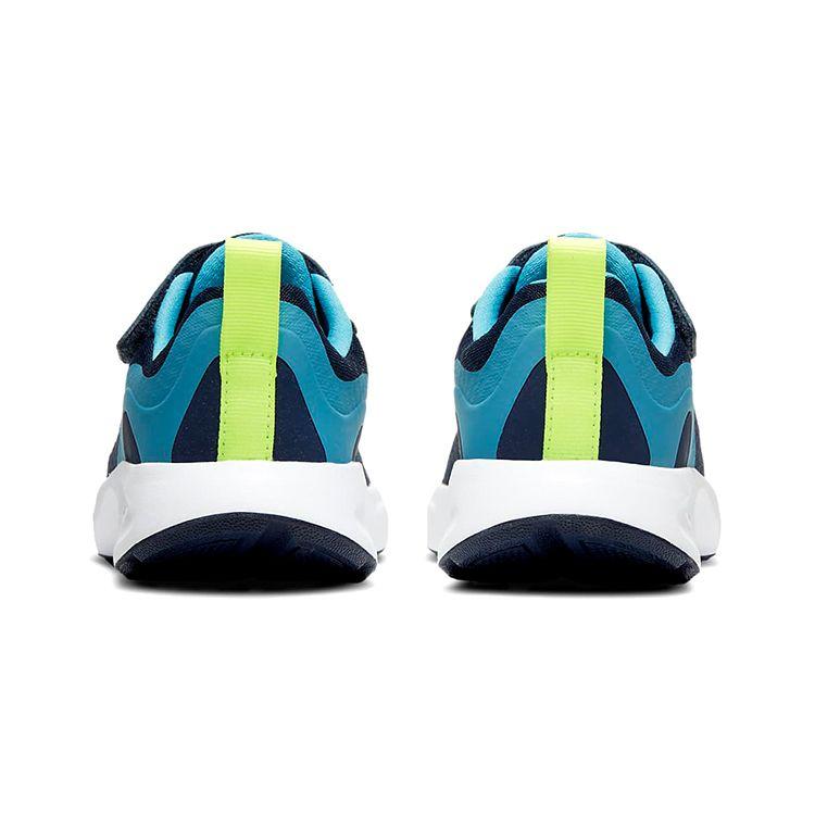 Nike Wearallday PS Midnight Navy Volt Kids Sneakers Blue Baltic-Blue White CJ3817-400