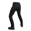 New product Motorcycle jeans men, locomotive tooling multi-bag cycling pants, zipper casual straight pants, knee pads