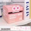 Gradient Retractable Dopamine Sticky Notes - Transparent Frosted, Pearlescent Material; No-Residue High-Value Memo Pads