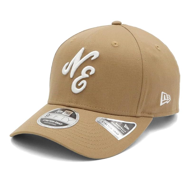 

New Era (new era) Neura cap 9FIFTY stretch NE logo khaki M/L 950SS NELOGO KHA WHI 25J