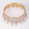 FORSEVEN Queen Crown Rhinestone Wedding Crowns and Tiaras for Women Costume Party Hair Accessories Princess Birthday Crown Crystal Bridal Crown