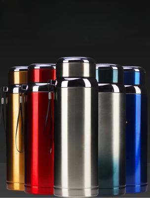 Intelligent Temperature Display 316 Stainless Steel Mug Portable Outdoor Sling Sports Kettle with Rope Digital Star Pot