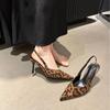 Velvet Sexy Pointed High Heels: Elegant Thin Heel Closed-Toe Sandals for Women - 2026 Spring Collection