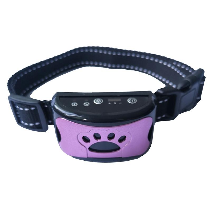 Dog Bark Anti Training Collar Sound Vibrate Automatic Stop Rechargeable Barking