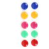Yajnas Fridge Magnet Pack Of 10 Colorful Magnet For Fridge, Magnetic White-Boards - Sticky Stick Notes, Photos, Charts N