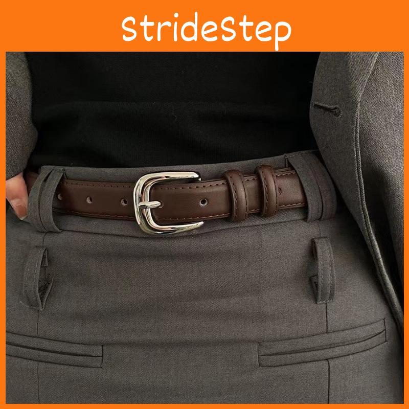 Chic Pu Material Women's Retro Aged Look Belt Ideal For Summer Casual Wear Denim