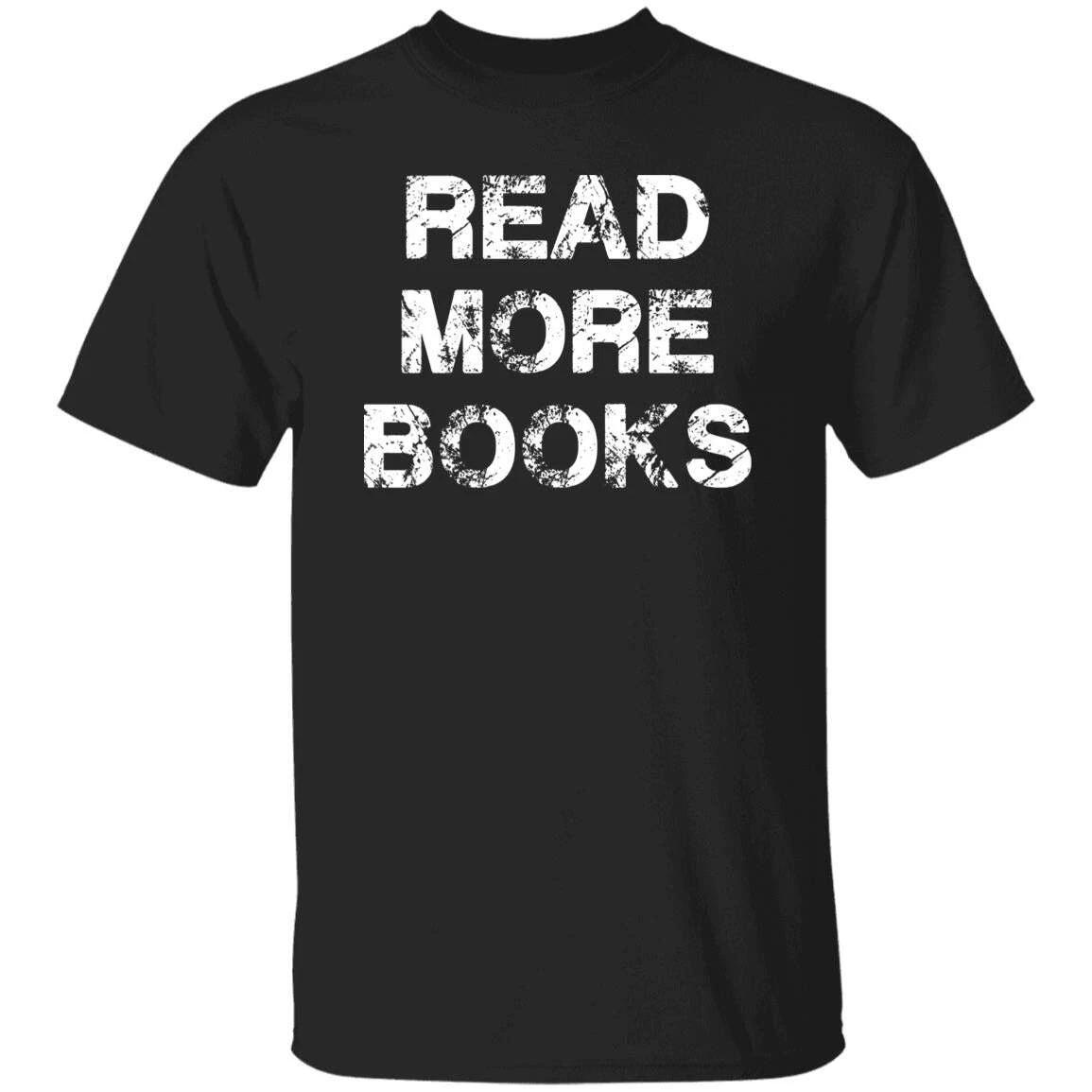 Read more books Unisex T-shirt Book lover, teacher tee black dark heather 3XL