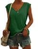 Damemote Ny Ensfarget Tank Top Sommer Bluser T-skjorte Uformell Loose Fit Basic skjorter Tank Tops