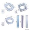 Test Tube Vase Silicone Bracket Mold Creative Desktop Flower Pot Hydroponic Cylinder Used to Spread Hydroponic Plant