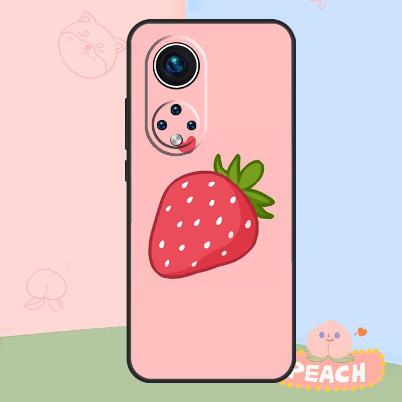 Strawberry Fields Case For Honor Magic 5 6 7 8 Lite Honor 400 Pro 200 50 70 90 X8c X9a X9b X9c X9d Win RT Cover