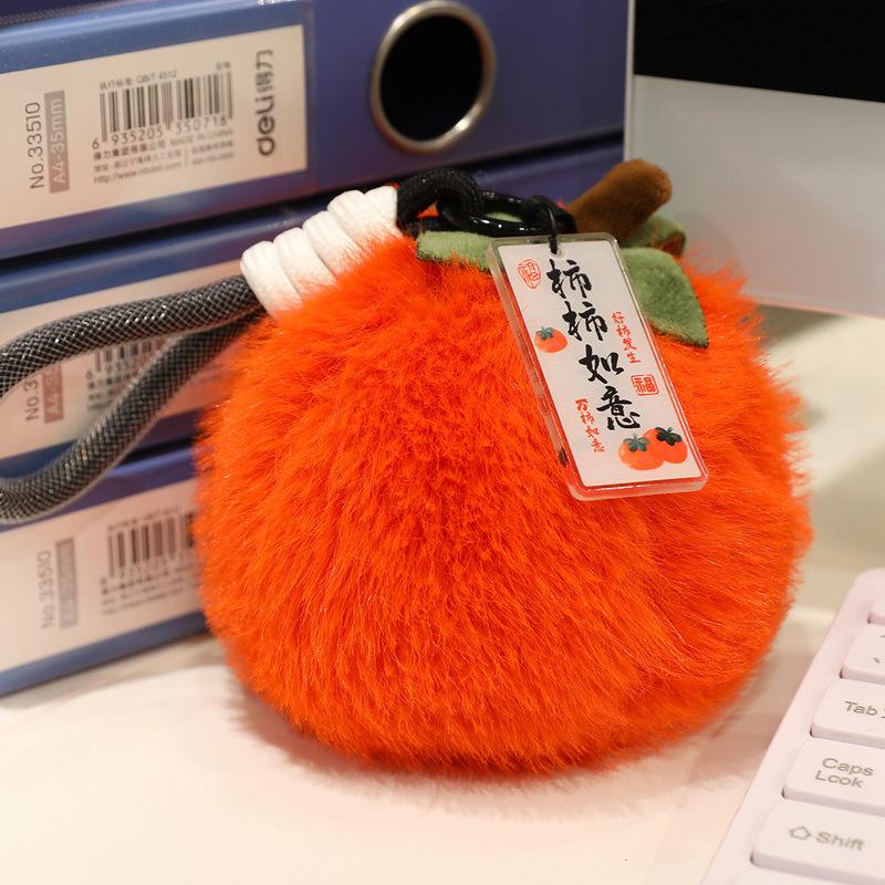 Niedliche Fruchtserie Plüschpuppe Wassermelone Plüschtier Durian Puppe Mädchen Taschenanhänger Puppe Geschenk