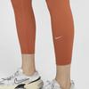 Nike One Solid Quick-Dry High-Waisted Nine-Point Tight Sports Leggings Women leggings Sunrise-Red FN3233-825