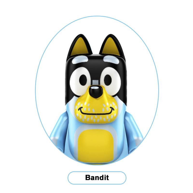 Bluey En Bingo Poppen Speelgoed Serie Coco Mackenzie Mia Rad Schattig Mini Deeltjes Gemonteerd Anime Karakter Kinderspeelgoed Cadeau