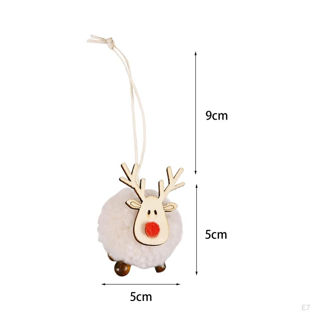 Christmas Figurines Decoration Elk Deer Doll for Year's Garden
