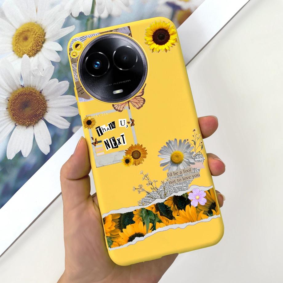 For Realme 11x Case Realme 11 5G Taiwan Cover Soft Silicone Bumper Protective Luxury Print Back Cases For Realme11x  11 x Funda