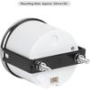 Water Temperature Gauge,52mm/2in Marine Engine Water Temperature Gauge 40 120 ℃ Temp Meter for Boat RV(White Dial Silve)