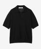 BLOND9 Cool Essential Open Collar Short Sleeve Knit (5 Colors)