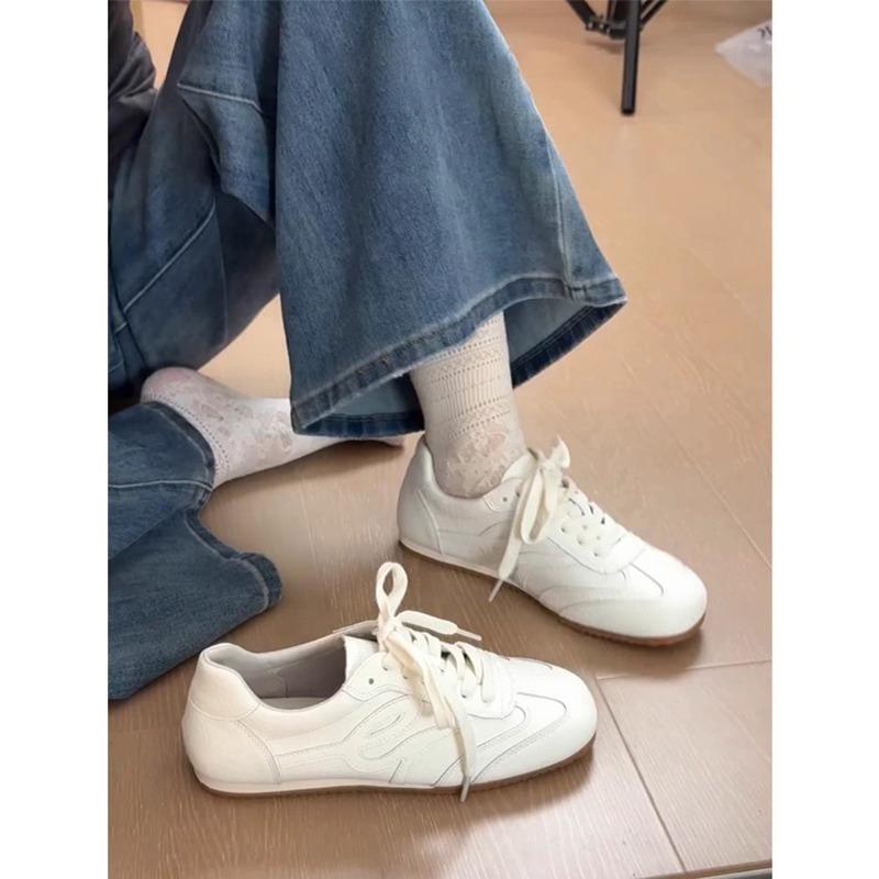 Shougu genuine leather little white shoes for women, breathable autumn new models, great-looking soft-soled and lightweight women