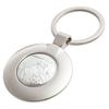 Keychain with St.. Krzysztof Silver, Round