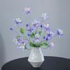Faux Columbine Flower Artificial Flowers with Bendable Stems Realistic Fake Flower Stem for Home Office Wedding Bouquets Decor