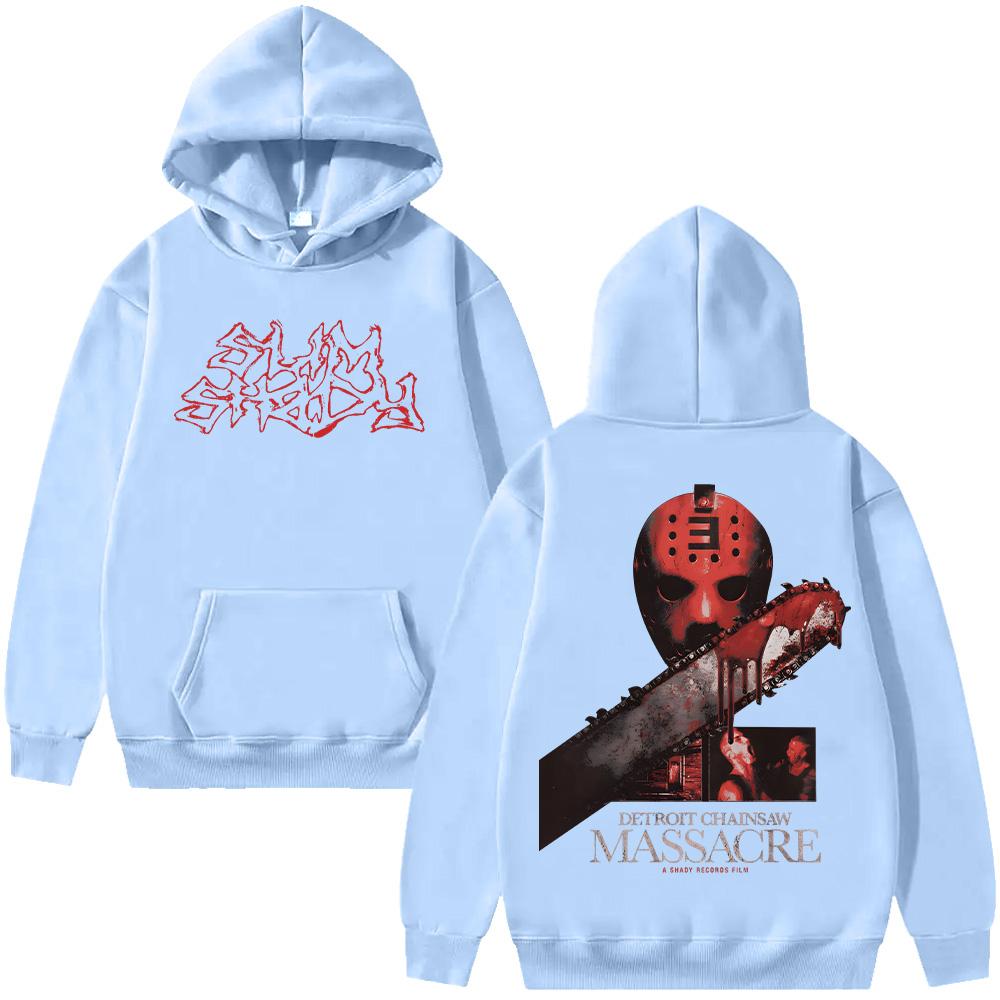 Eminem Massacre Hoodie Men Casual Vintage Pullover Man Hip Hop Hoodie Mens Fashion Oversized Sweatshirt Gothic Unisex Streetwear