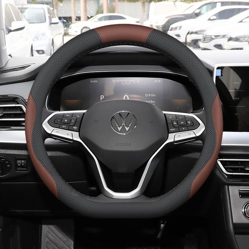 Volkswagen Steering Wheel Cover for Lavida, ID.3, Lamando, Tiguan L, Passat, Tayron, Angkai, An, and Weiran