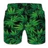 3D Digital Printed Men's Beach Shorts Hawaiian Camouflage Style Loose Casual Shorts