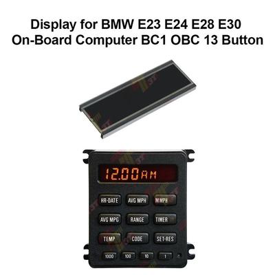 BC1 OBC 13 Button LCD Display for BMW E23 E24 E28 E30 On-Board Computer