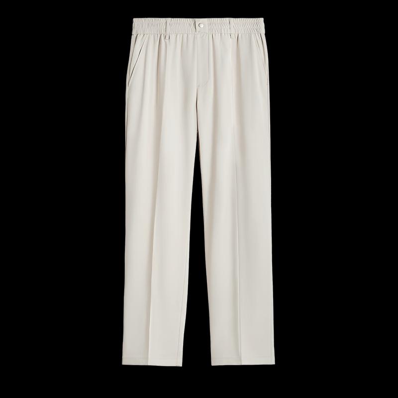 HAUT TON Men's Ning Hengyu Inspired Elastic Waist Straight Leg Pants