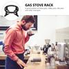 Pot Cage Gas Stove Cooker Rack Wok Milk Holder Work On Burner Round Coffee
