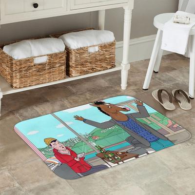 Bojack Horseman Non-slip Doormat Floor Mat Washable Carpet Rug for Kitchen Entrance Home Bedroom Footpad Mats
