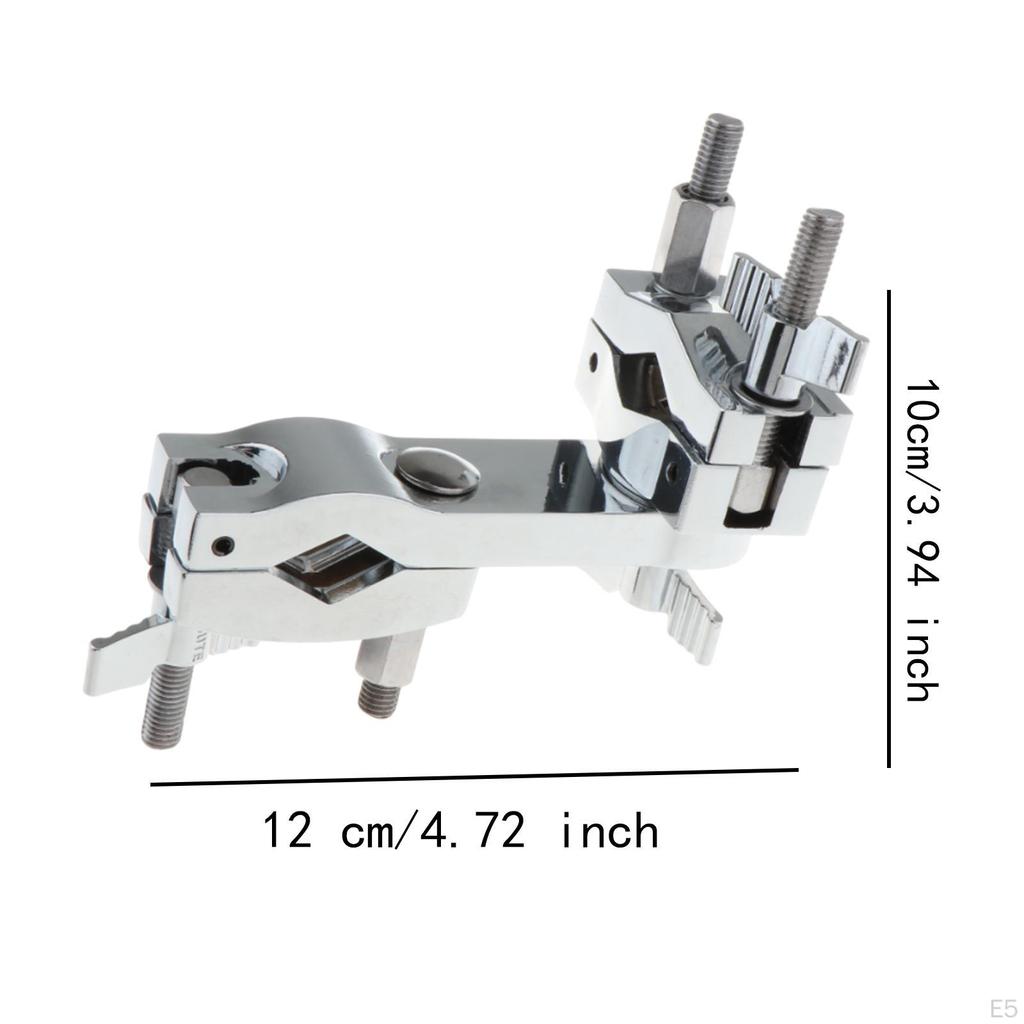 Drum Connecting Bracket Rack Clamp Percussion Stand Attachment Adjustable Extension