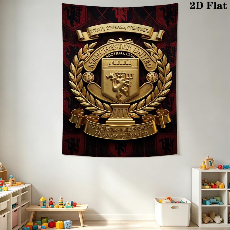 Manchester United Youth Courage Greatness Bedding 1 Duvet Cover 2 Pillowcase Without Core Soft And Comfortable Christmas Birthday Gift