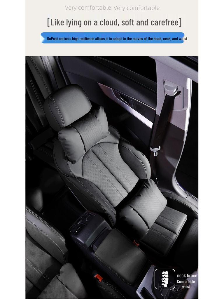 Leather Headrest Cover for Buick GL8, Encore Plus, Lingshang E5, Avia, Regal, Lu Zun, Angke Qi, and Century