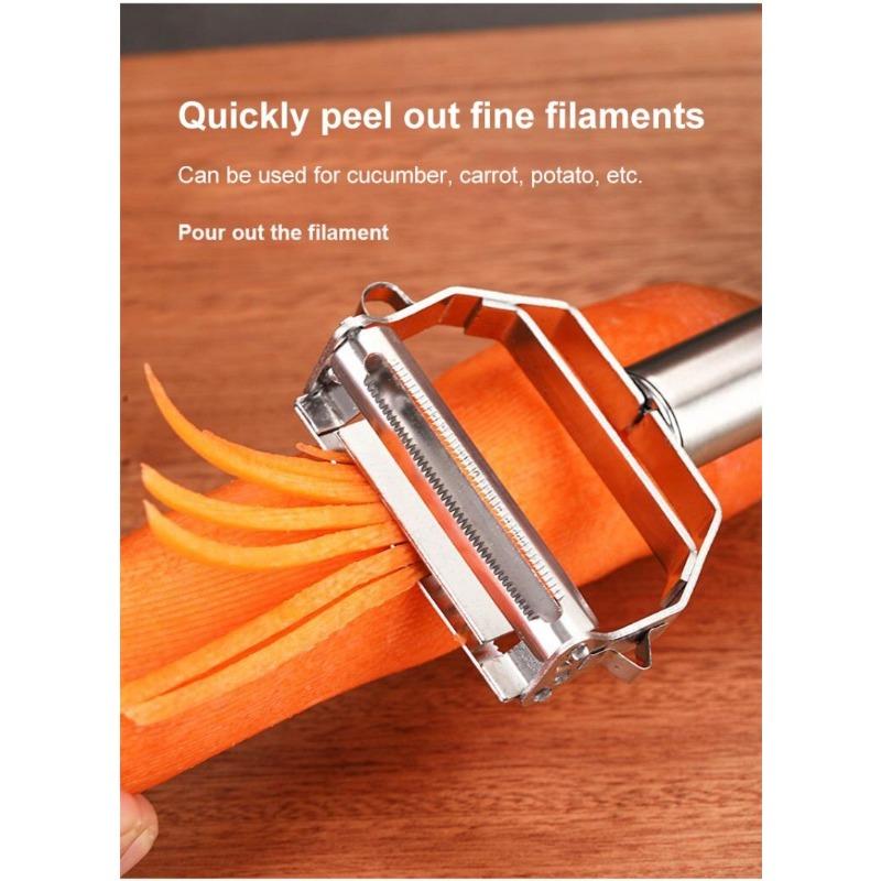 High Quality Stainless Steel Potato Cucumber Carrot Grater Julienne Peeler Vegetables Fruit Peeler Vegetable Slicer,Cooking Tools,for The Kitchen