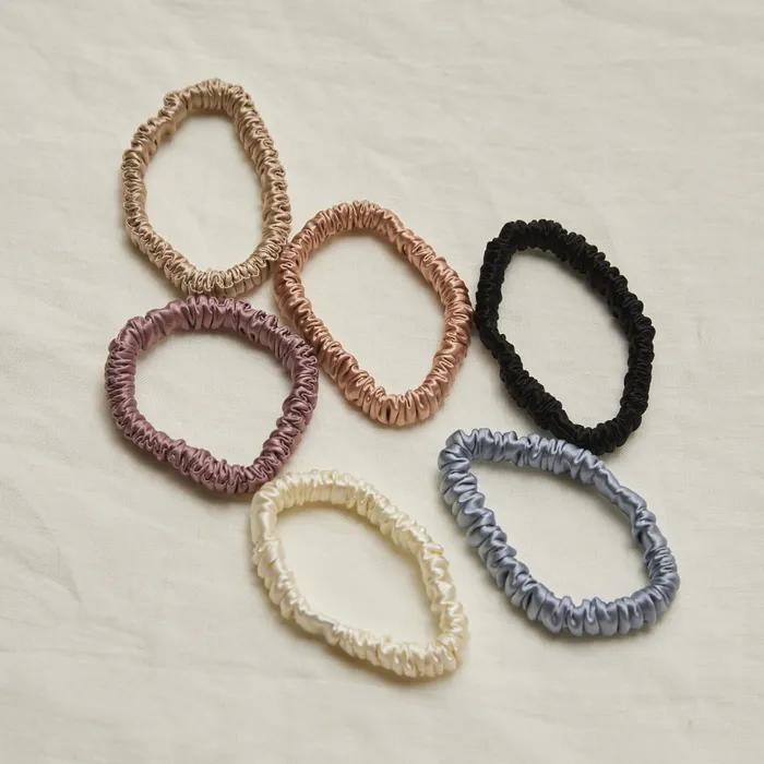 Premium Mulberry 100% Silk Scrunchie S (6 colors)
