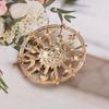 Sun God Sun Moon Stars Christmas Baroque Badge Brooch
