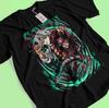 Demon Slayer Shirt Tanjiro Tshirt Zenitsu T-Shirt Muzan Doma Tee Inosuke Nezuko