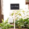 10Pcs Plant Sign Tag Plants Flower Price Tag Mini Message Blackboard Garden Decoration