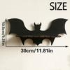 Black Bat Wall Shelves Bat-shaped Gothic Halloween Shelf  Living Room Decoration