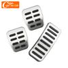 1 Set Stainless Steel Car Gas Brake Pedals for For VW New Beetle + Cabrio 1999-2010 for VW Fox for for Seat Ibiza 6K/6L/6J