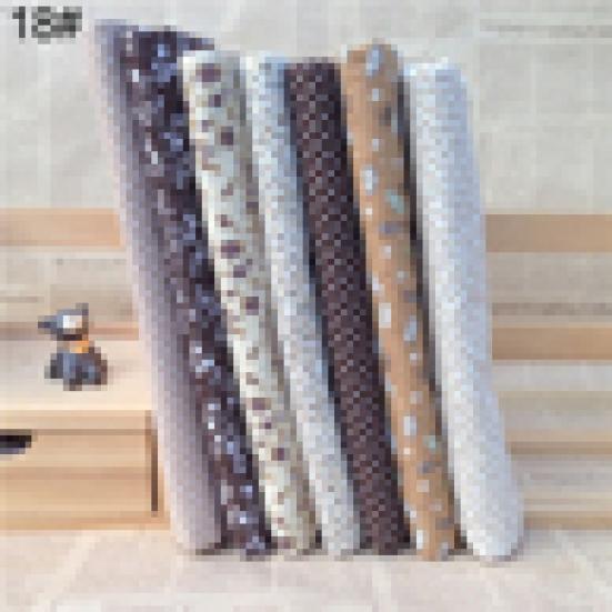 7 pezzi/set tessuto trapuntato tessuto di cotone floreale accessorio fai da te cucito fatto a mano