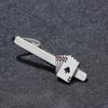Pince à Cravate en Alliage pour Homme Mariage Cravate Cravate avec Strass Pince à Cravate pour Gentleman